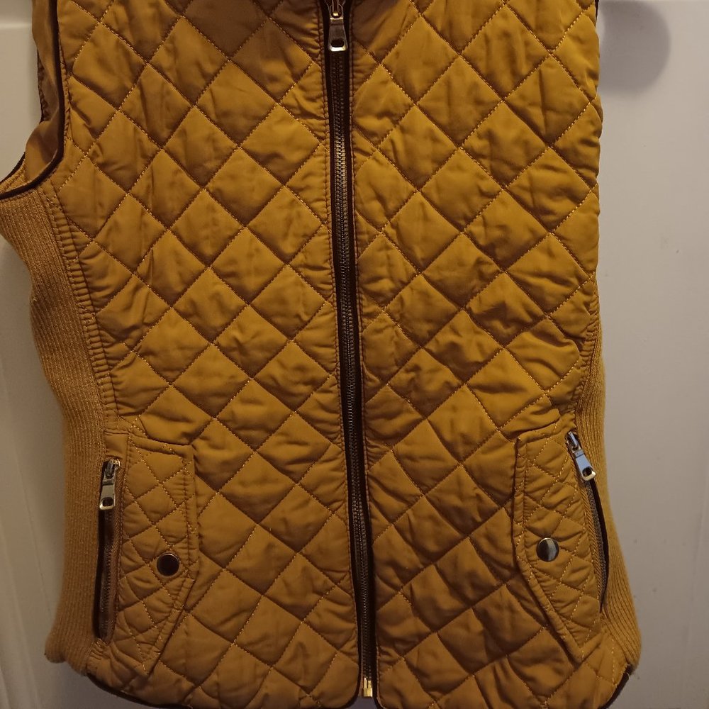 Love Tree Zipper Vest Jacket